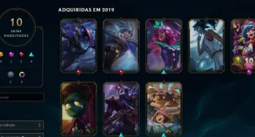 CONTA PRATA 1 COM SKINS LEGAIS