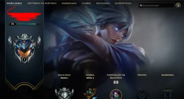 CONTA PRATA 1 COM SKINS LEGAIS