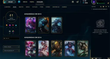 Conta Platina League of Legends
