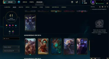 Conta Platina League of Legends