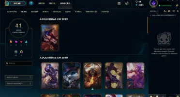 Conta Platina League of Legends