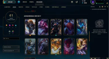 Conta Platina League of Legends