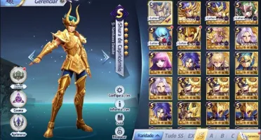 Conta Saint Seiya Awakening (Server A-40)
