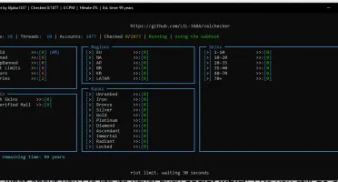 Checker Valorant Sem Proxies - Combo Com 10 Checker Vava