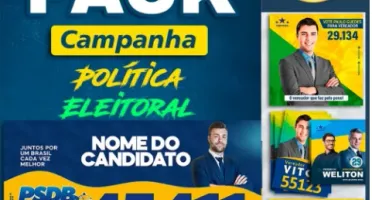 Pacote Campanha Políticas +1.000 Artes Pronta 100% Editáveis