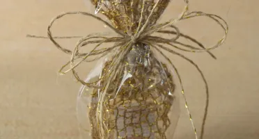 Embalagem Especial de Juta Ouro - Tamanhos