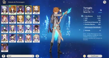 CHILDE, QIQI, ALBEDO E 2 ARCOS 5*