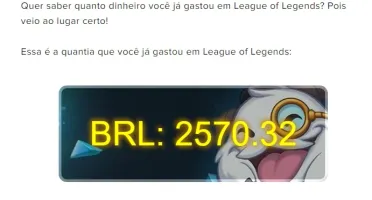 Conta LOL unranked 275 skins