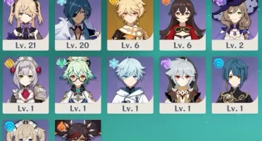 GENSHIN IMPACT AR25 / 5* KAZUHA, KEQING, QIQI E JEAN