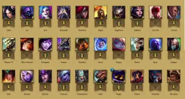 Conta Prata 4 MMR Bom 41 Champions 10 skins Runas AP e AD