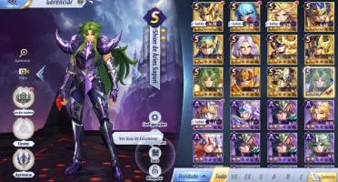 SAINT SEIYA AWAKENING - COM GEMAS AVANÇADAS E LIVROS