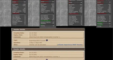 ED Lv 231 Ml 90 + EK 125 Skill 103/97 + MS 82 Ml 65 + RP 64