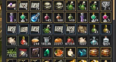 BLACK DESERT bruxa full peso e valk full inv. bs
