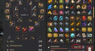 BLACK DESERT bruxa full peso e valk full inv. bs