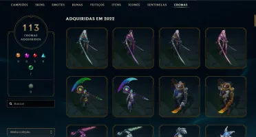 Conta League of Legends MESTRE - RARA - TODOS DADOS