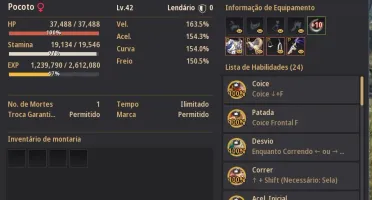 Conta Black Desert 4 acessorios pen +