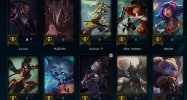 CONTA LEAGUE OF LEGENDS PLATINA NAS DUAS FILAS MMR ALTO 67%