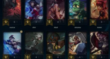 CONTA LEAGUE OF LEGENDS PLATINA NAS DUAS FILAS MMR ALTO 67%