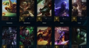 CONTA LEAGUE OF LEGENDS PLATINA NAS DUAS FILAS MMR ALTO 67%