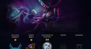 Conta lol level 38 , platina 3 , skind do viego e tresh