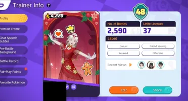 Conta Pokemon Unite