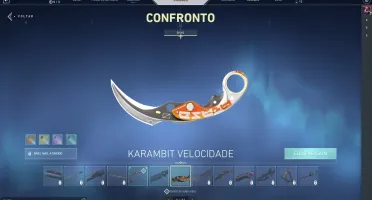Conta valorant com karambit ultimo passe completo e bengala
