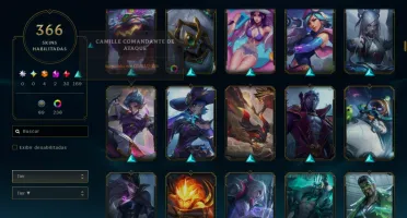 Conta lol LV 735 364 skin Platina