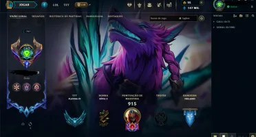 Conta lol LV 735 364 skin Platina