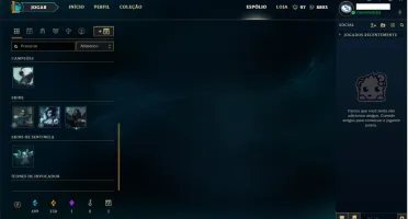 Conta Diamante na promoção com todos os campeões