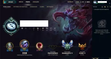 Conta Diamante na promoção com todos os campeões