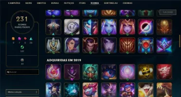 VENDO CONTA LOL COM 364 SKINS