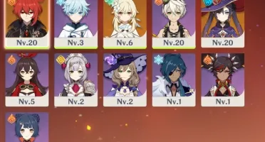 Conta geshin inpact nivel 11- diluc e mona