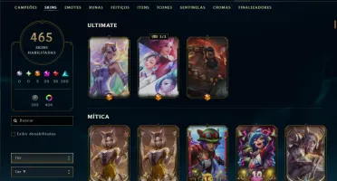🌟 Conta League Of Legends – Mono Lux (3M+ Maestria) 🌟
