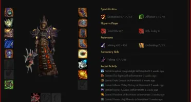 Vendo Conta Wow Warname Com Donate 500 Dolars