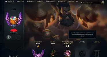 Conta Mestre Lol