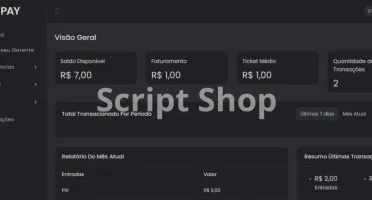 Script Gateway De Pagamentos Pixup/Bspay + Instalação (Saas)
