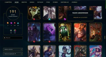 Conta lol master todos champs 100k + EA