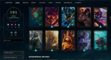 Conta lol master todos champs 100k + EA