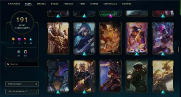 Conta lol master todos champs 100k + EA