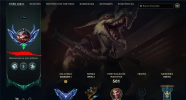 Conta lol master todos champs 100k + EA