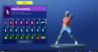 CONTA FORTNITE SKIN NATAL