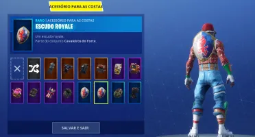 CONTA FORTNITE SKIN NATAL