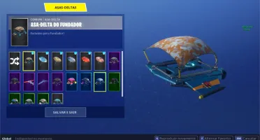 CONTA FORTNITE SKIN NATAL