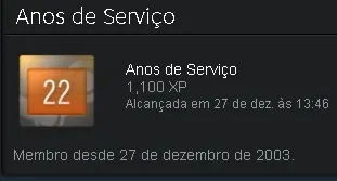 Conta Steam 22 Anos CS2 Prime (medalhas) Pubg mais 66 jogos