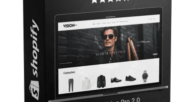 Tema Vision 2.0 Shopify Atualizado + Chave de Ativação