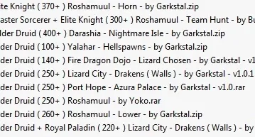 Scripts Elite Knight 8 ao 390 (TODOS PAGOS) para Windbot