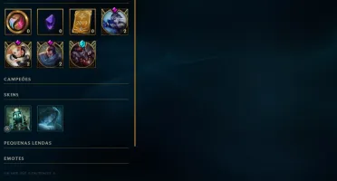 Conta lol 11 skins unranked