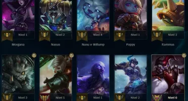 Conta lol 11 skins unranked