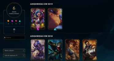Conta League of Legends para smurf