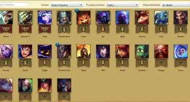 CONTA LEAGUE OF LEGENDS BR- 3 SKINS - 24 CHAMPS - UNRANKED